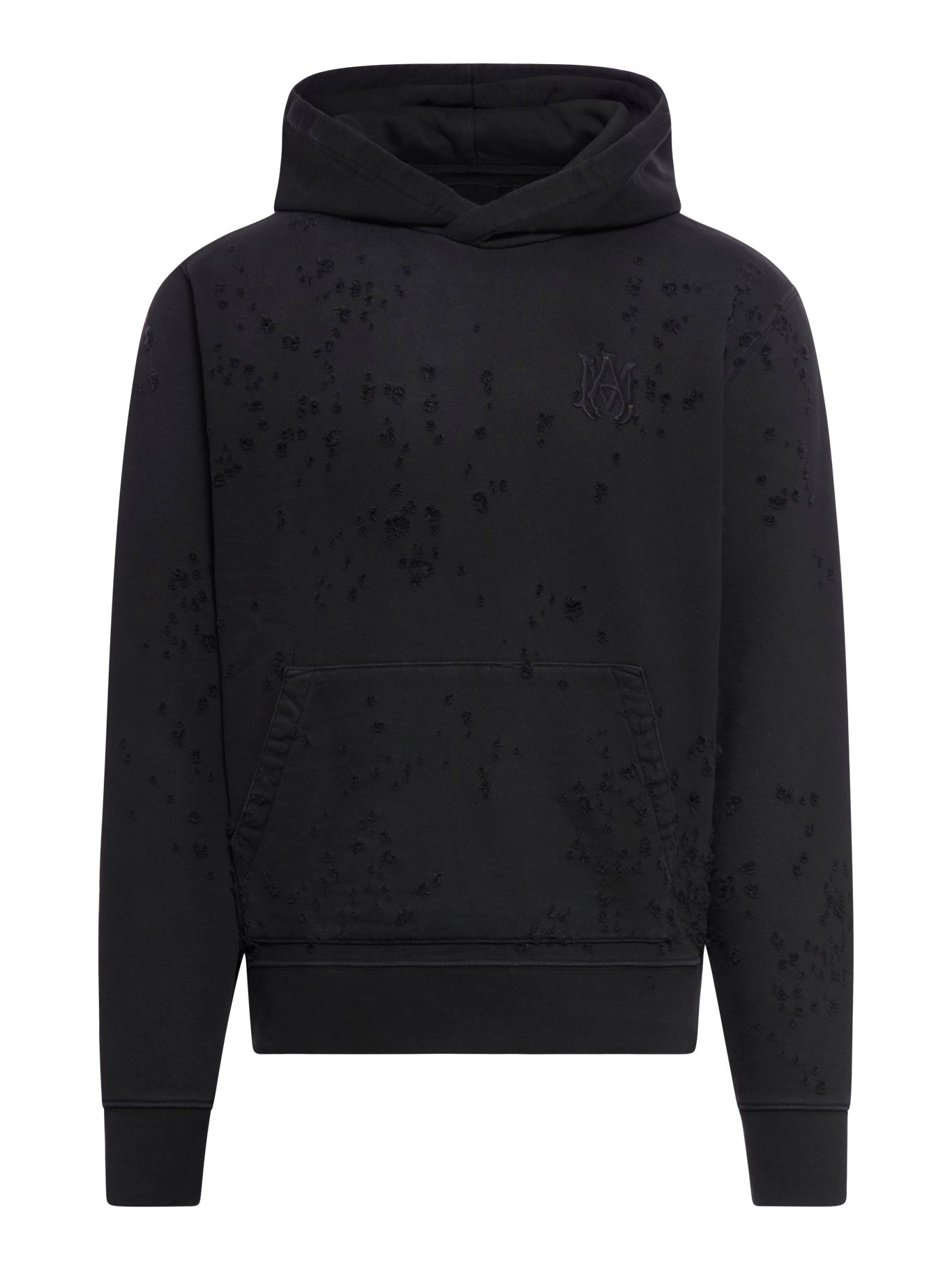 Amiri Sweatshirt With Worn Effect In Black
