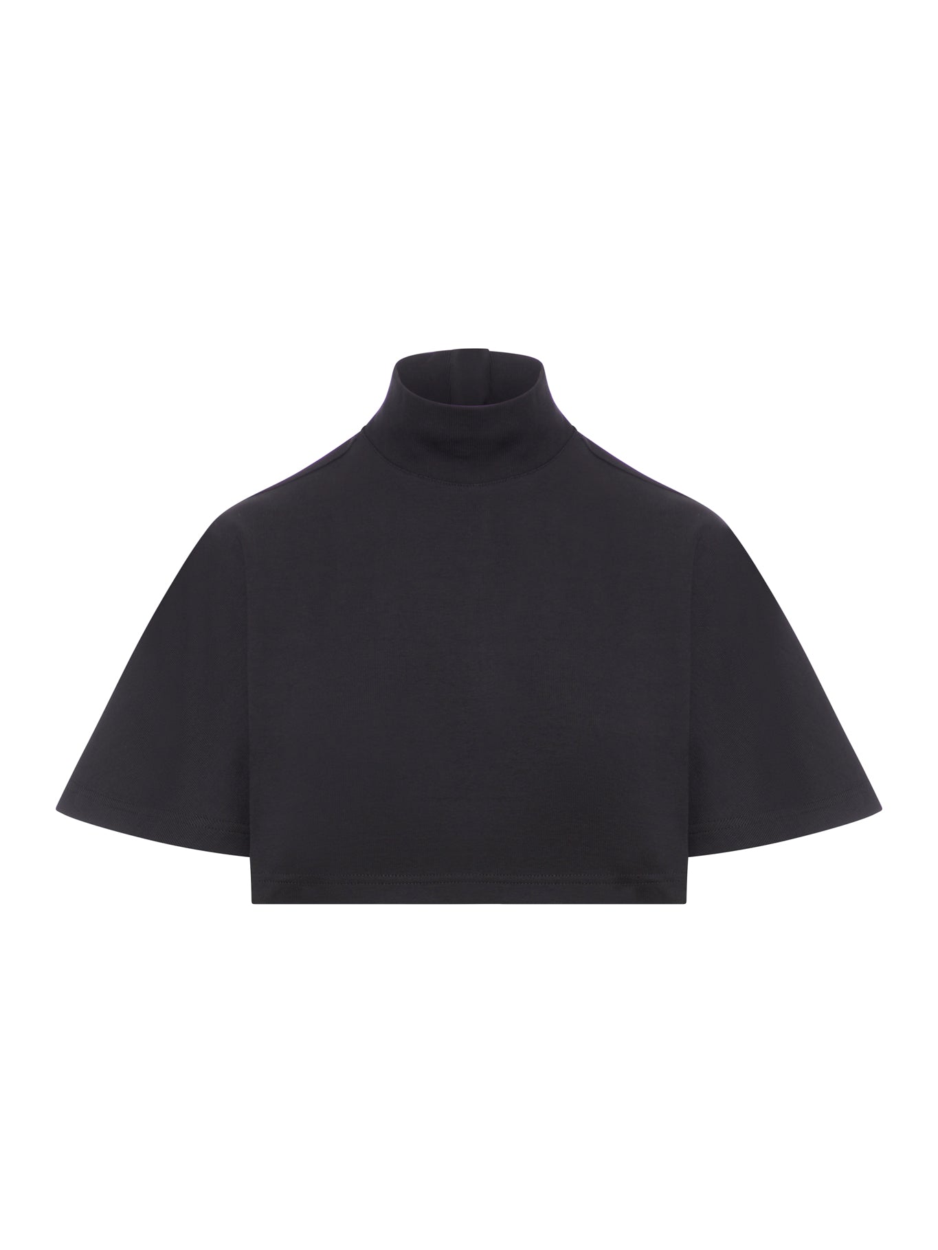 Alaïa Highneck Tshirt In Black