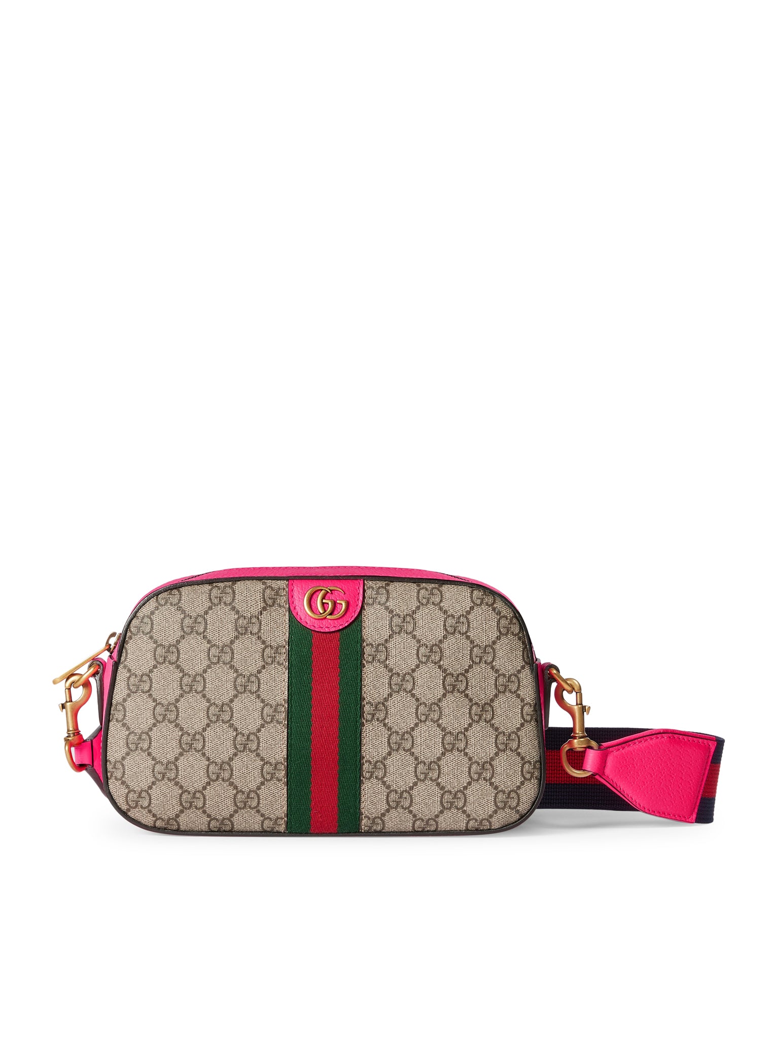 Gucci Ophidia Gg Small Crossbody Bag In Brown