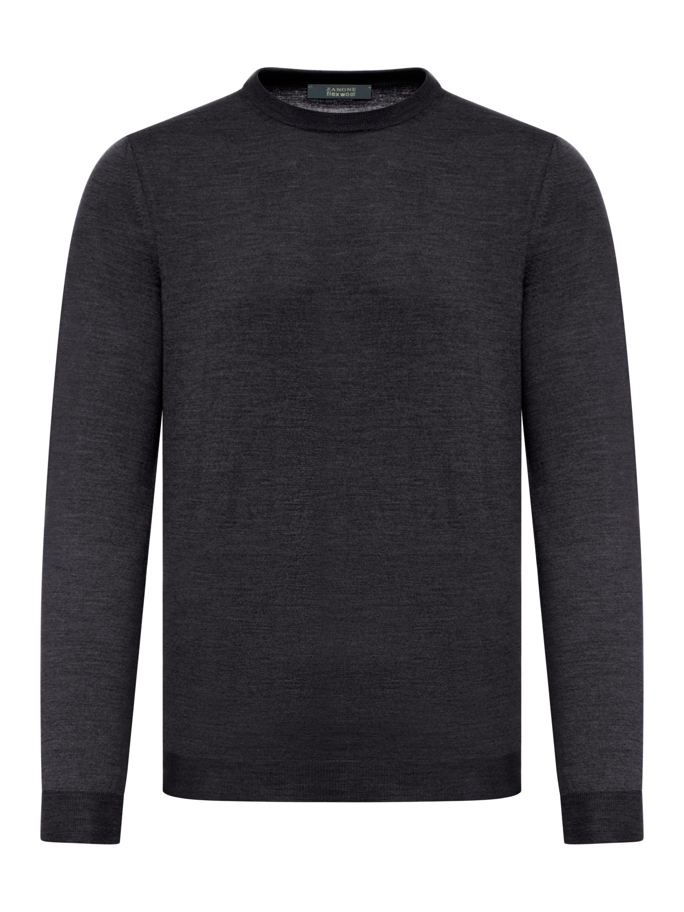 Shop Zanone Crewneck Sweater In Black