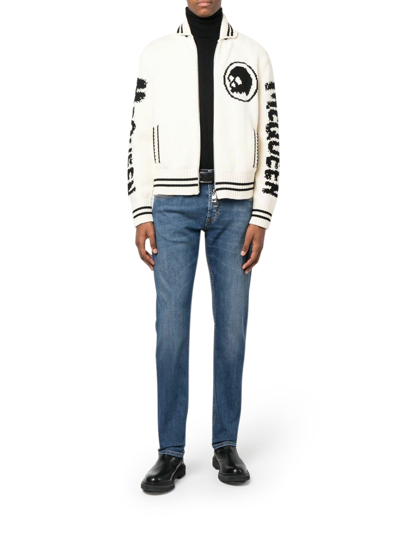 ALEXANDER MCQUEEN SLIM FIT JEANS WITH LOGO