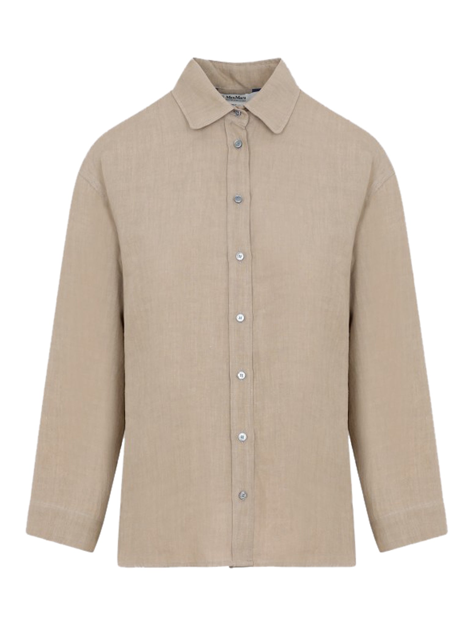 'S MAX MARA LINEN CANVAS SHIRT