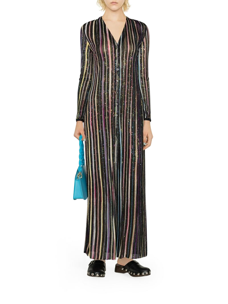 sirene Grader celsius her striped V-neck button-up dress – Suit Negozi Row