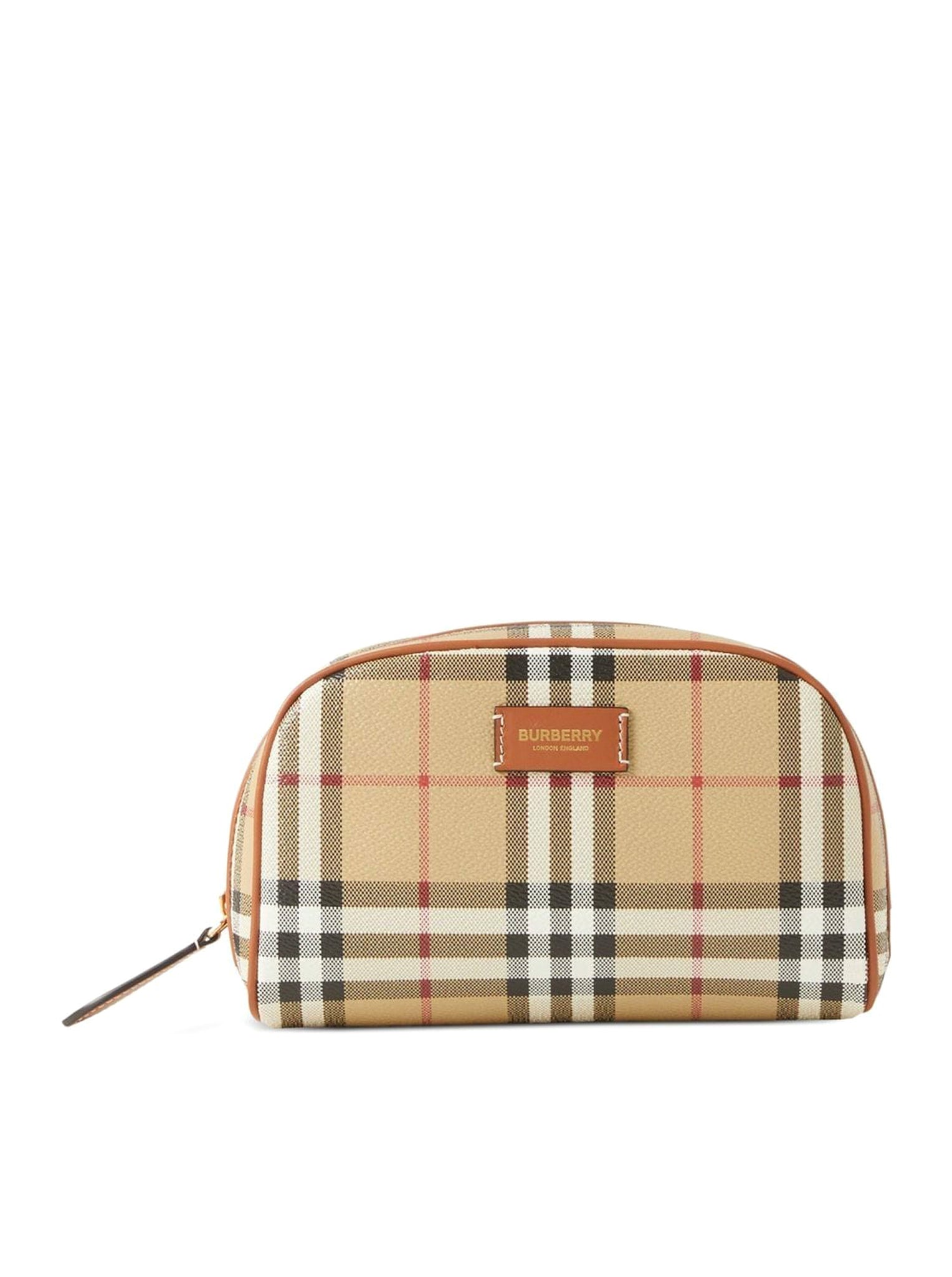 BURBERRY SMALL CHECK TRAVEL POUCH