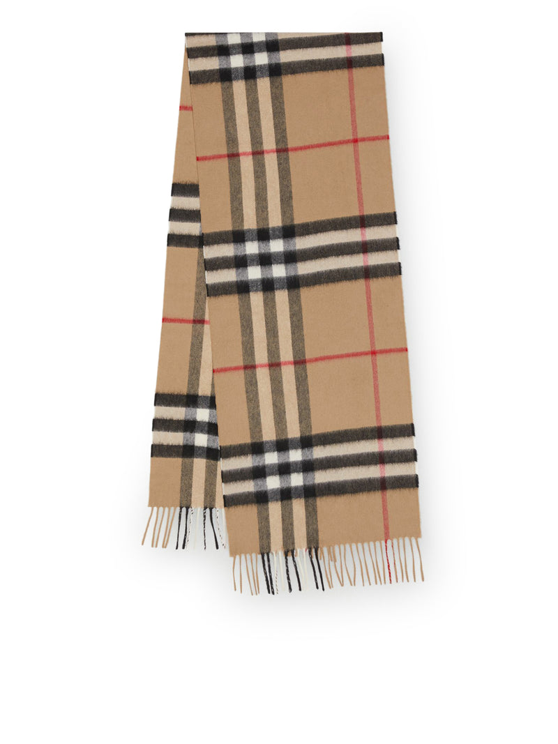 Classic check cashmere scarf – Suit Negozi Row