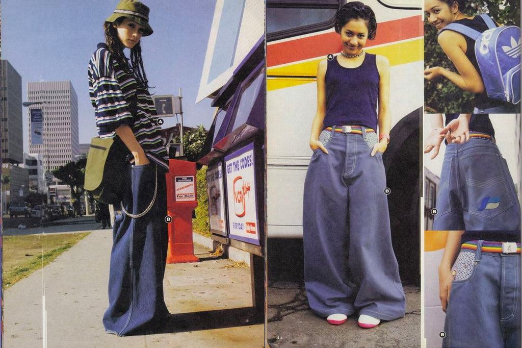 Flared pants from the 90's and early 2000's