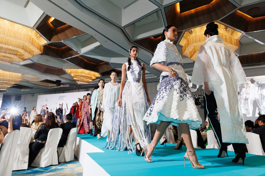 Models at the singapore fashion council gala 2023