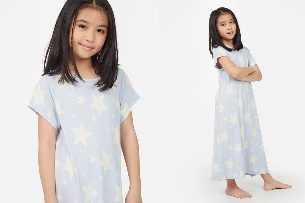 Star print nightwear by Gen Woo kids