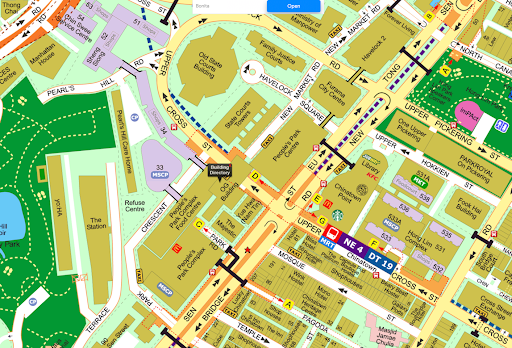 Map for Gen Woo stockist OG People’s Park, located at 100 Upper Cross Street SG.
