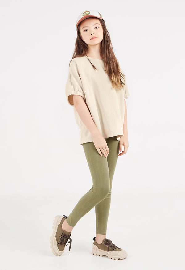 Cotton-rich leggings