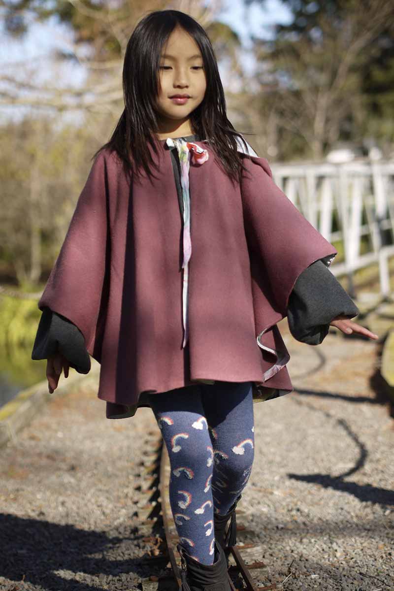 Girls sales cape coats