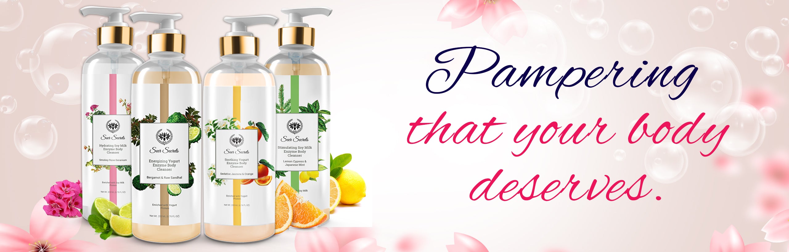 Seer secrets body cleanser pampering that your body deserves