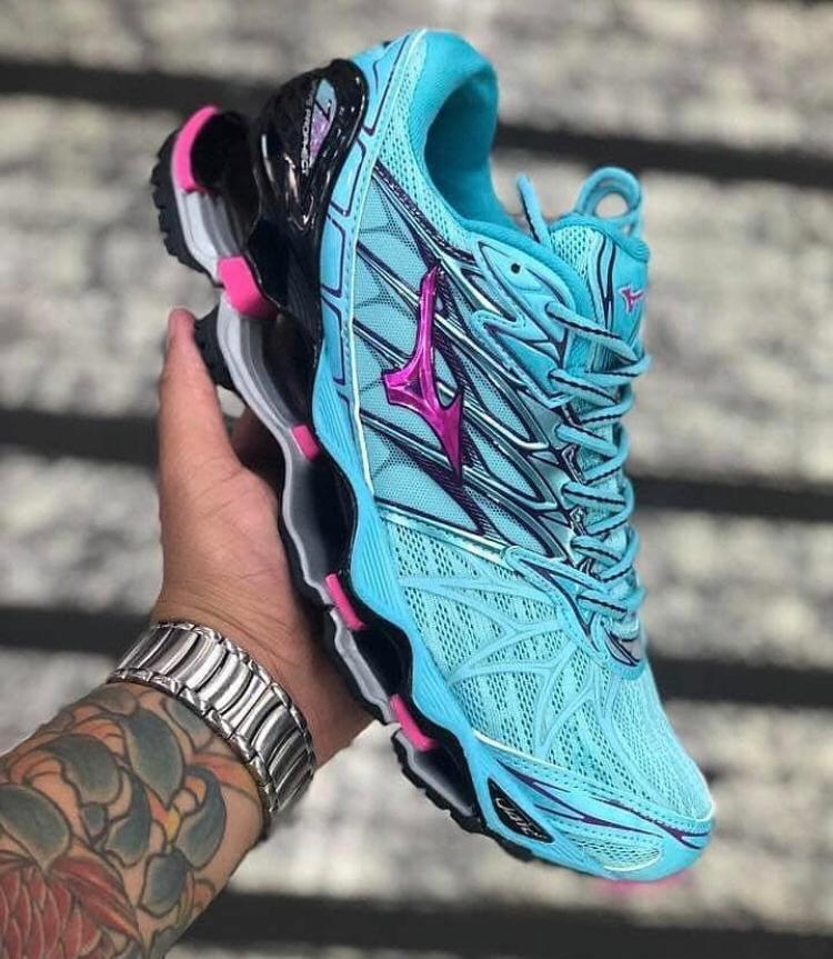 mizuno prophecy 7 azul bebe com rosa