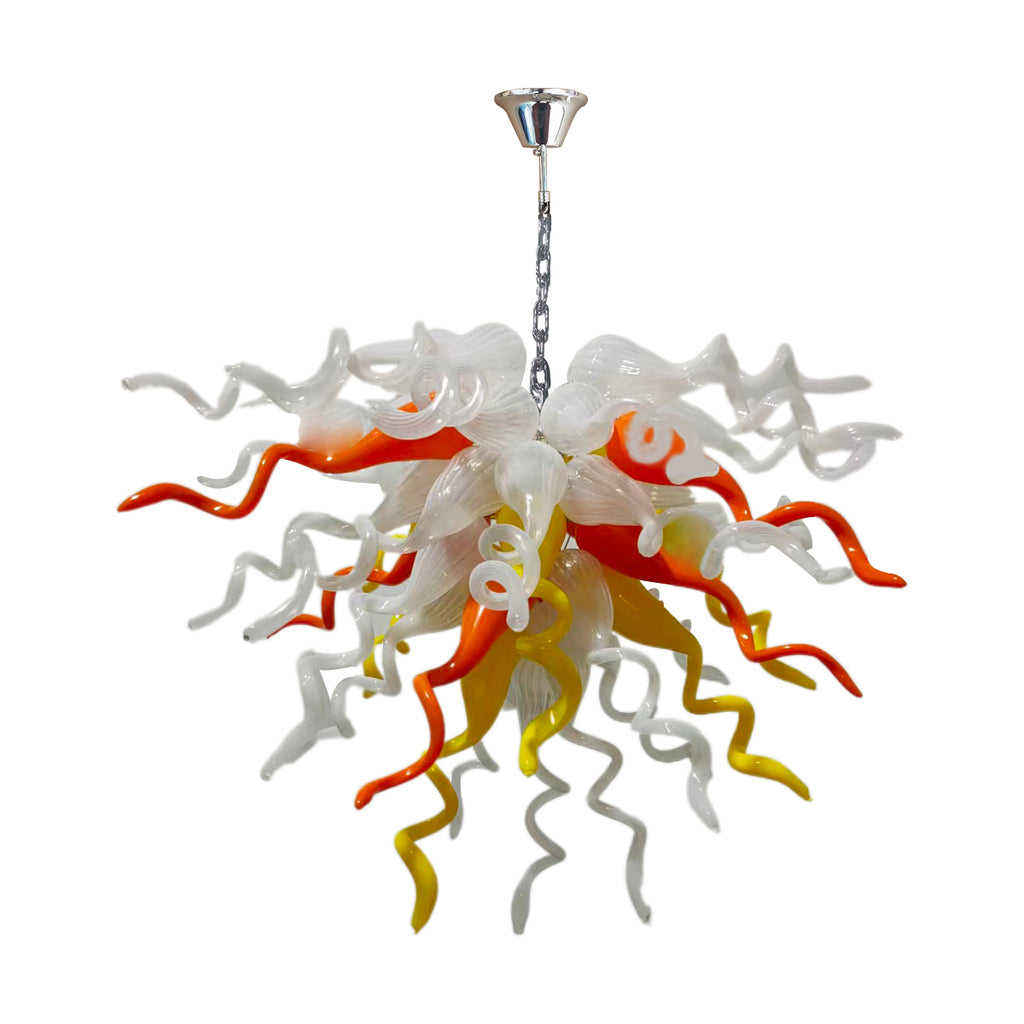 hand blown colorful glass pendant ceiling light