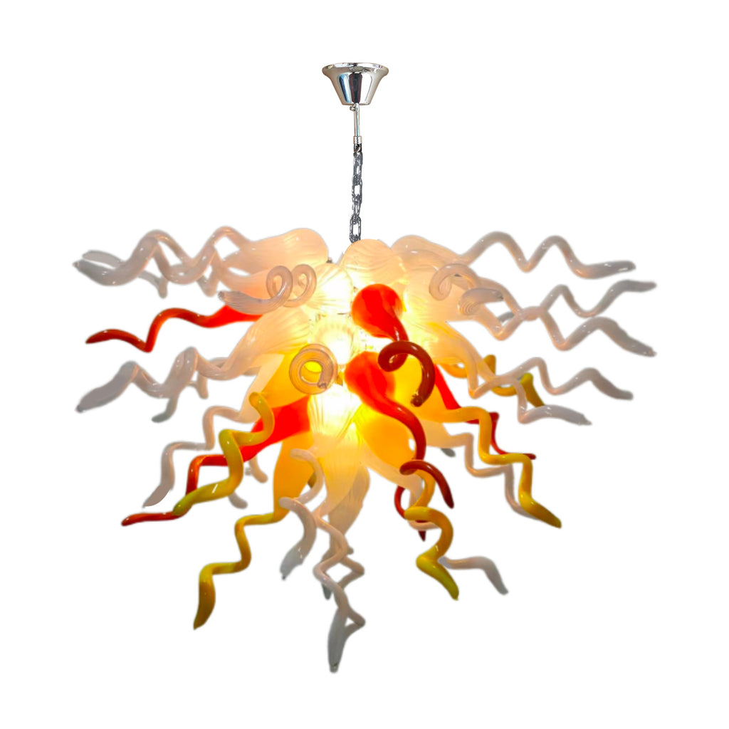 hand blown colorful glass pendant ceiling light