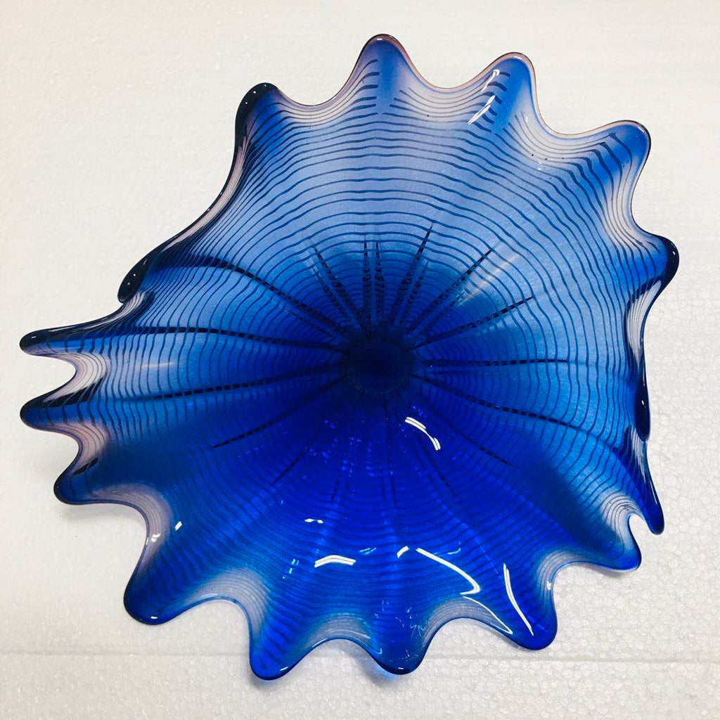 Hand Blown Murano Glass Wall Plates Wall Flowers Wall Decor For Wall Decoration