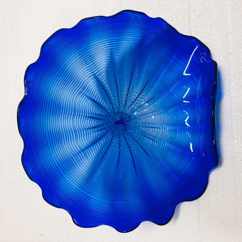 Hand Blown Murano Glass Wall Plates Wall Flowers Wall Decor For Wall Decoration