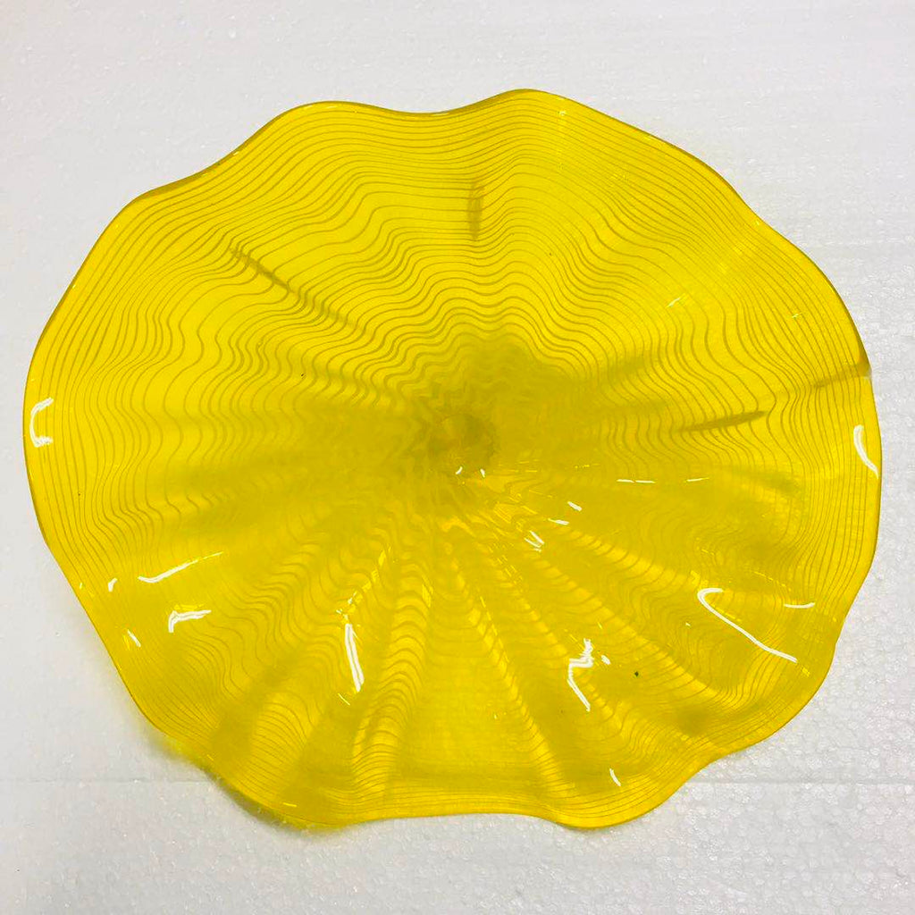 Hand Blown Murano Glass Wall Plates Wall Flowers Wall Decor For Wall Decoration