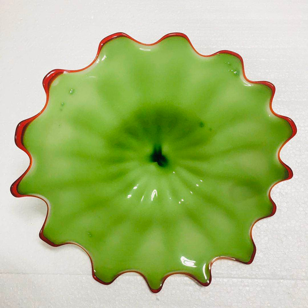 Hand Blown Murano Glass Wall Plates Wall Flowers Wall Decor For Wall Decoration