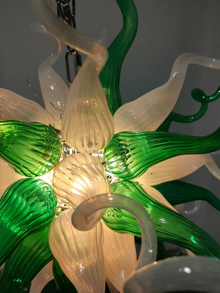 modern blown glass chandelier ceiling lights