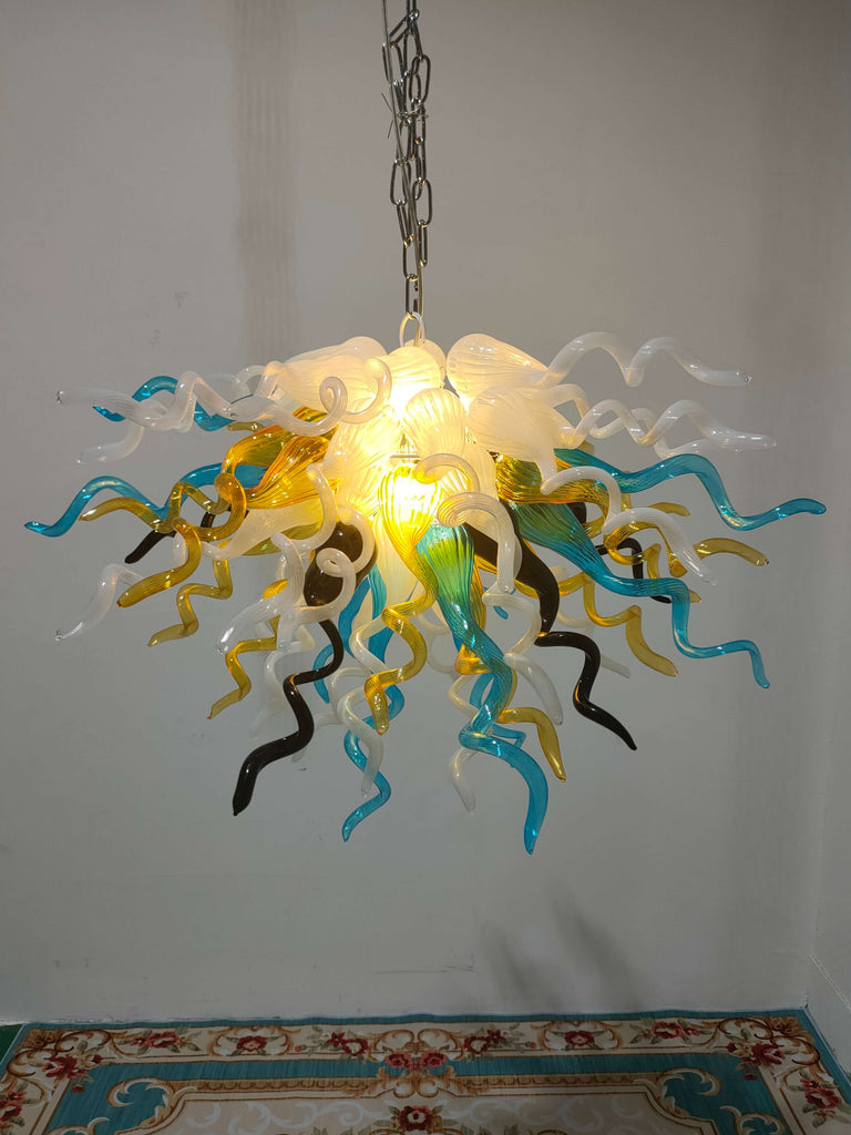 colorful modern glass chandelier lighting furniture