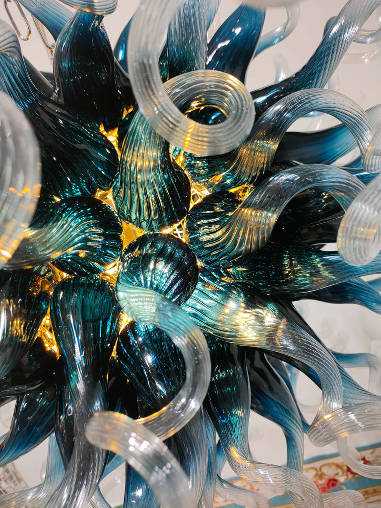 modern Chihuly glass chandelier lights fixture