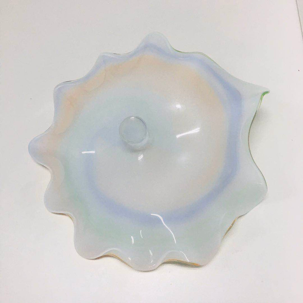 Hand Blown Murano Glass Wall Plates Wall Flowers Wall Decor For Wall Decoration