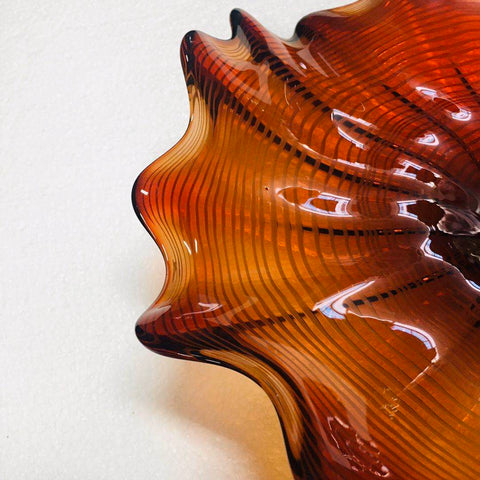 Hand Blown Murano Glass Wall Plates Wall Flowers Wall Decor For Wall Decoration