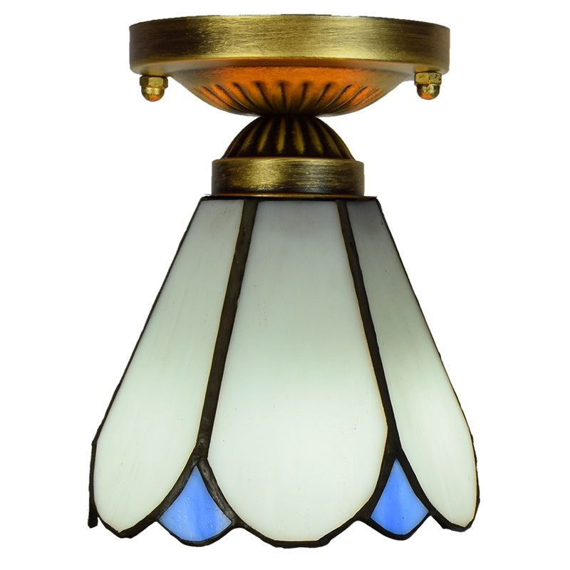 Tiffany Style Stained Glass Ceiling Light