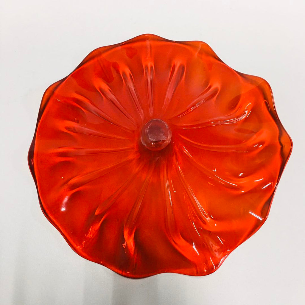 Hand Blown Murano Glass Wall Plates Wall Flowers Wall Decor For Wall Decoration