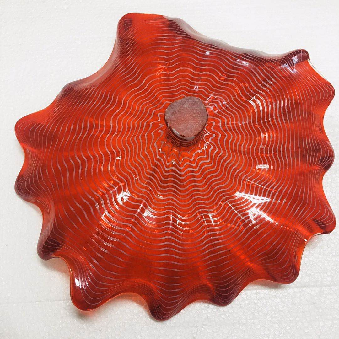 Hand Blown Murano Glass Wall Plates Wall Flowers Wall Decor for Wall Decoration