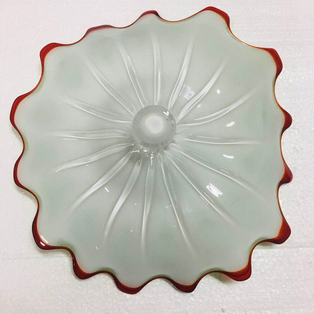 Hand Blown Murano Glass Wall Plates Wall Flowers Wall Decor For Wall Decoration