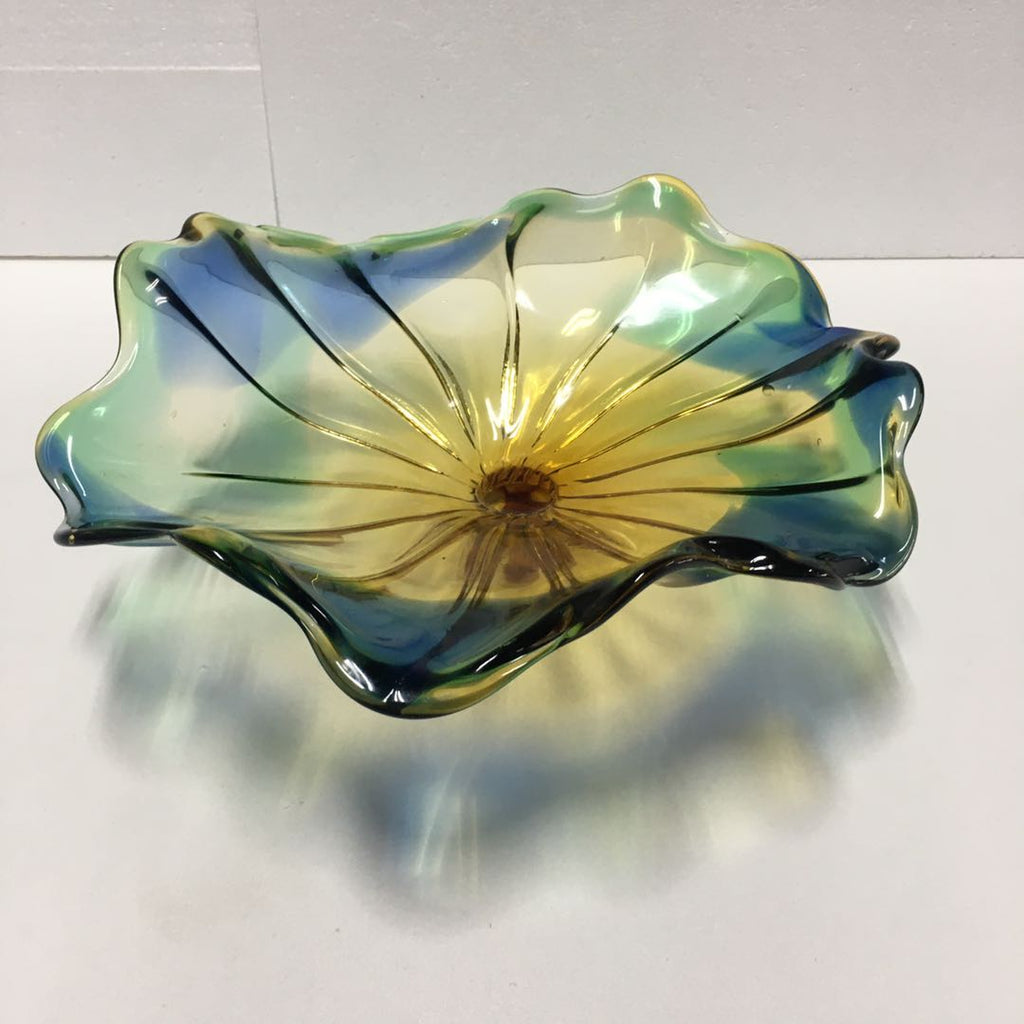 Hand Blown Murano Glass Wall Plates Wall Flowers Wall Decor for Wall Decoration