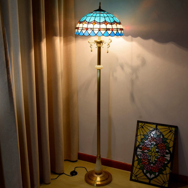 Tiffany style floor lamp