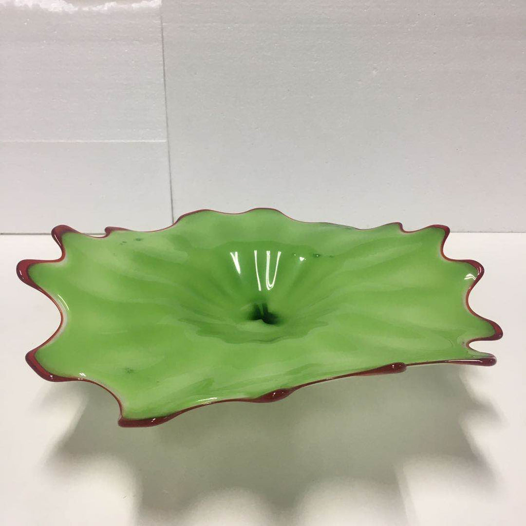 Hand Blown Murano Glass Wall Plates Wall Flowers Wall Decor For Wall Decoration