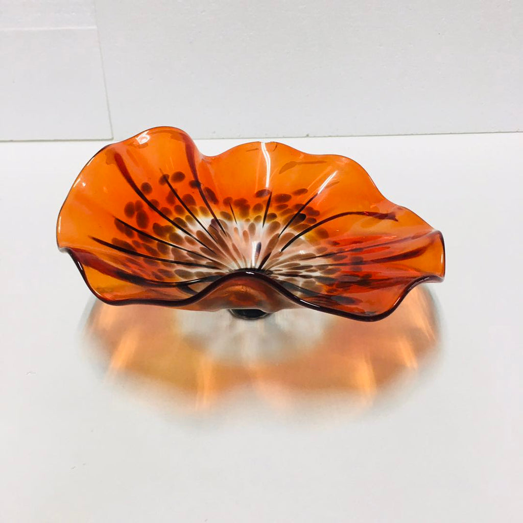 Hand Blown Murano Glass Wall Plates Wall Flowers Wall Decor for Wall Decoration