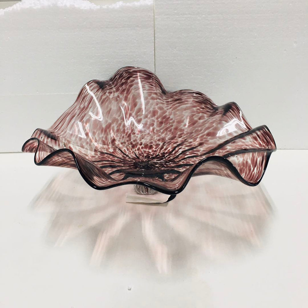 Hand Blown Murano Glass Wall Plates Wall Flowers Wall Decor for Wall Decoration