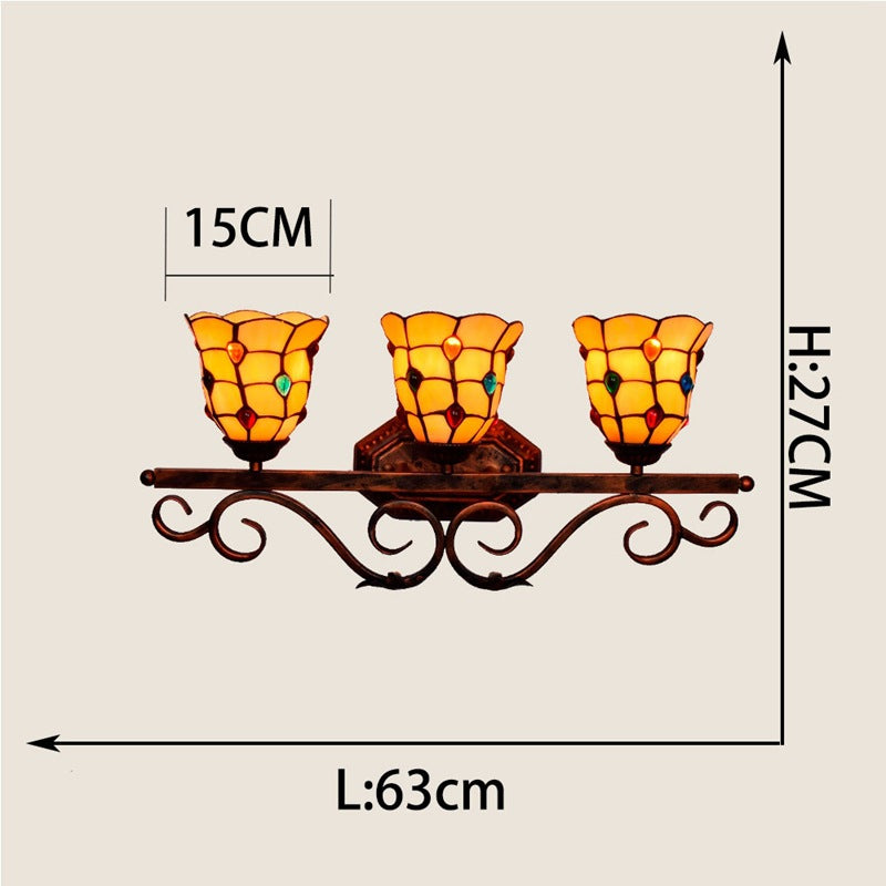 tiffany style wall light