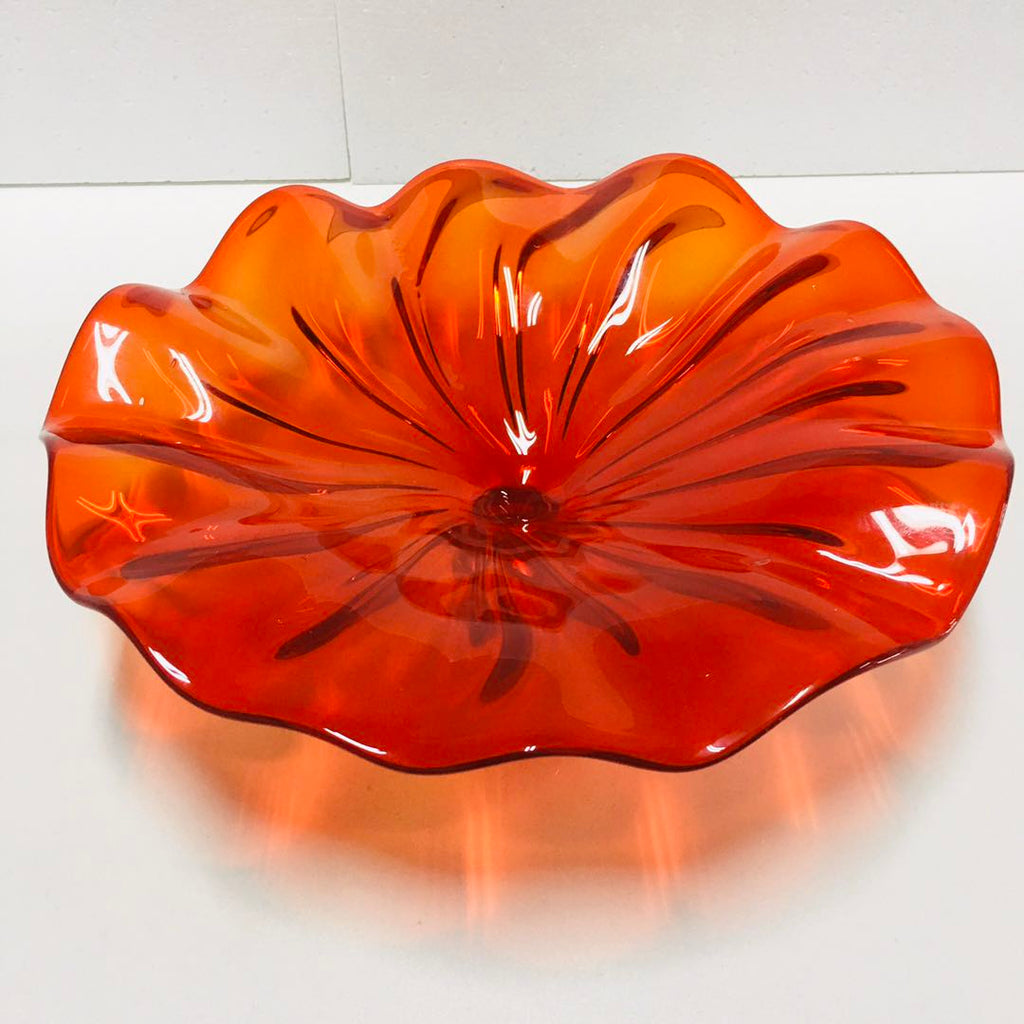 Hand Blown Murano Glass Wall Plates Wall Flowers Wall Decor For Wall Decoration