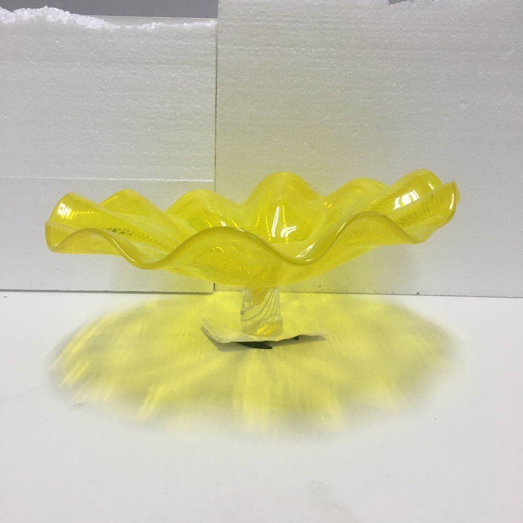 Hand Blown Murano Glass Wall Plates Wall Flowers Wall Decor For Wall Decoration