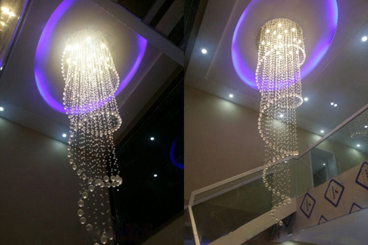 Luxury Cascading Chandelier For Stair Case