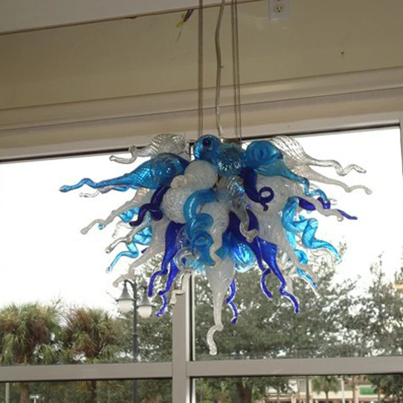 blown glass art chandelier Chihuly like.jpg