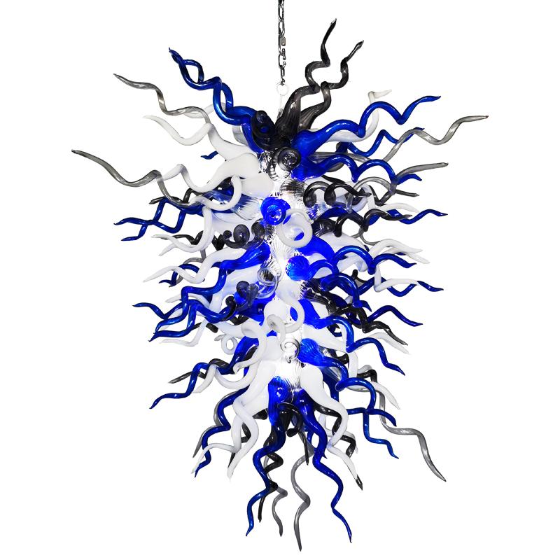 hand blown glass chandelier Chihuly style.jpg