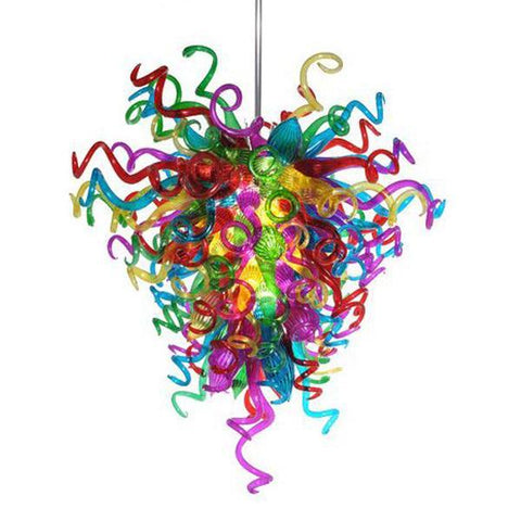  colorful glass chandelier