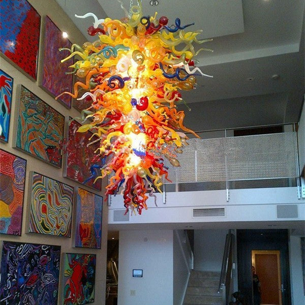 colorful Chihuly glass chandelier.jpg