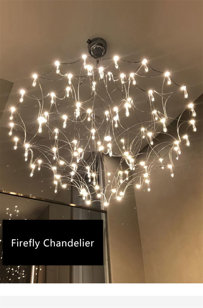 Modern Crystal Pendant LED Hanging Light For Home Decor