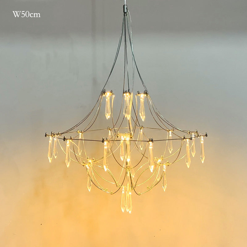 Modern Crystal Pendant LED Suspension Lights For Home Decor