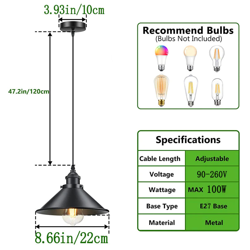 Modern Pendant Lamps Industrial Edison Home Decorative Ornament