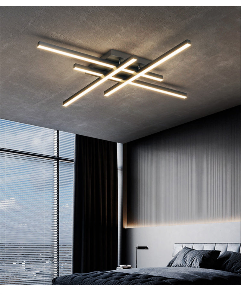 Modern Matrix LED Flush Mount Geometric Ceiling Light