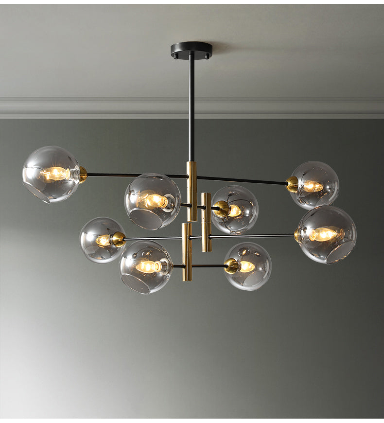 Modern Chandelier Nordic Style LED Glass Ball Cover Decorative Lighting